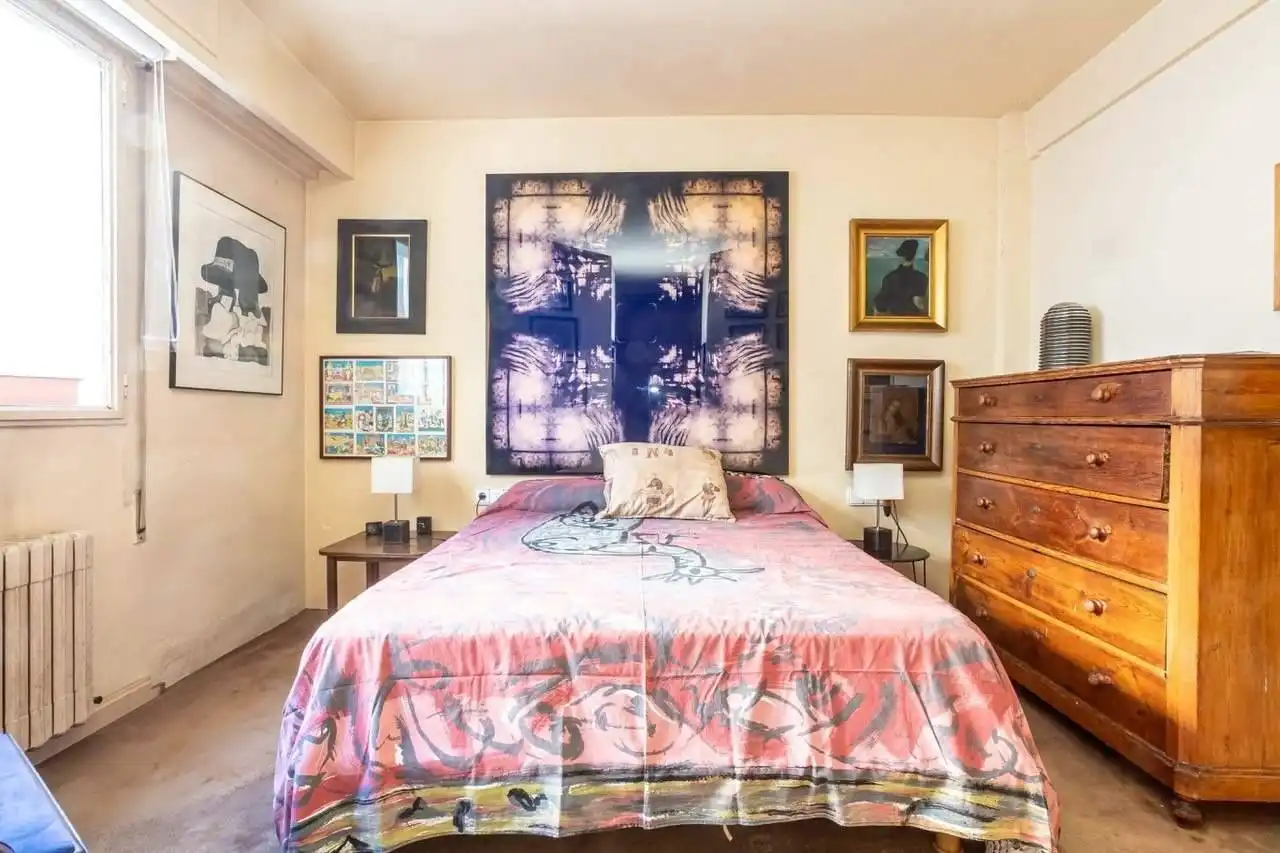 Bedroom of Flat for sale in Valencia  with Air Conditioner and Parquet flooring