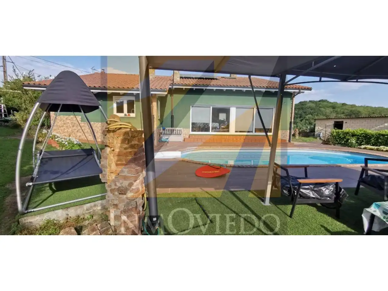 Swimming pool of Houses for sale in Langreo  with Heating