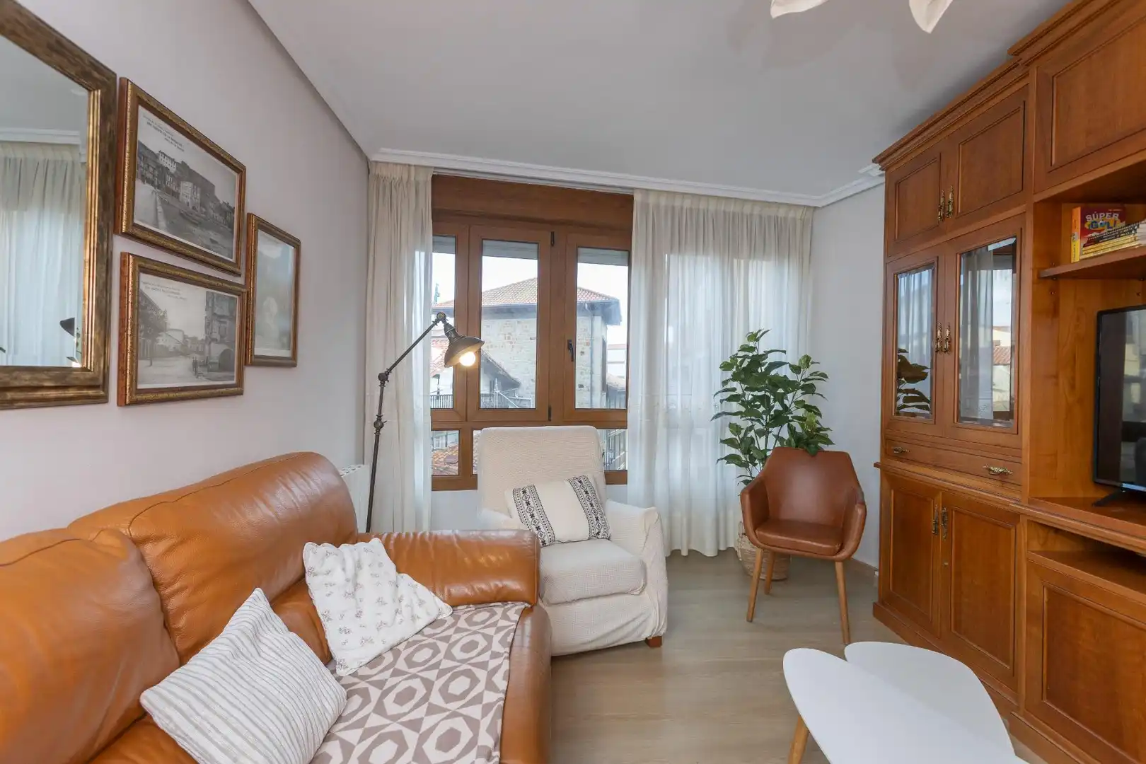 Wohnzimmer von Wohnung zum Verkauf in San Vicente de la Barquera mit Heizung