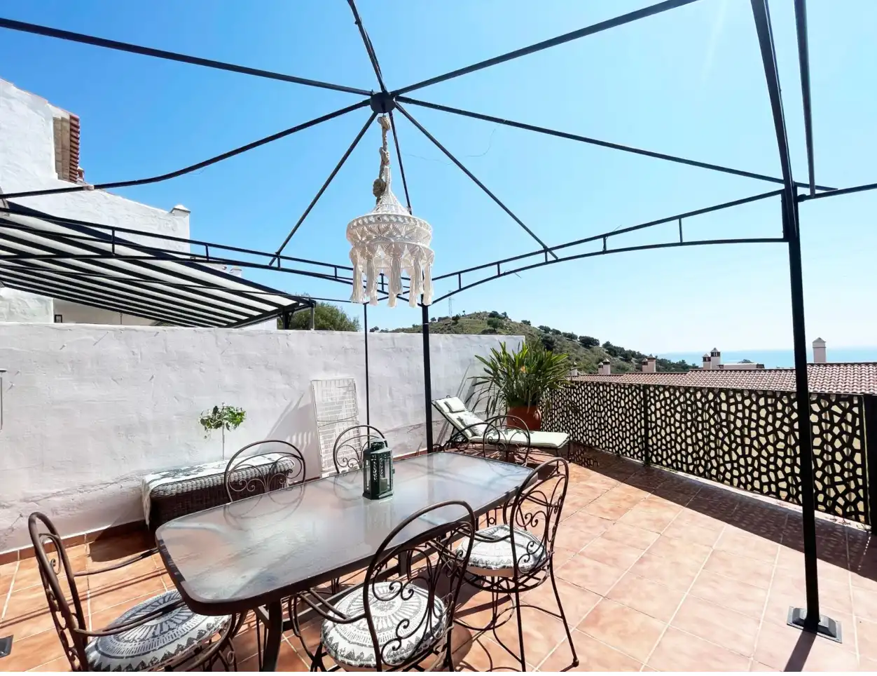 Terraza de Casa adosada en venta en Vélez-Málaga con Jardín privado, Terraza y Trastero