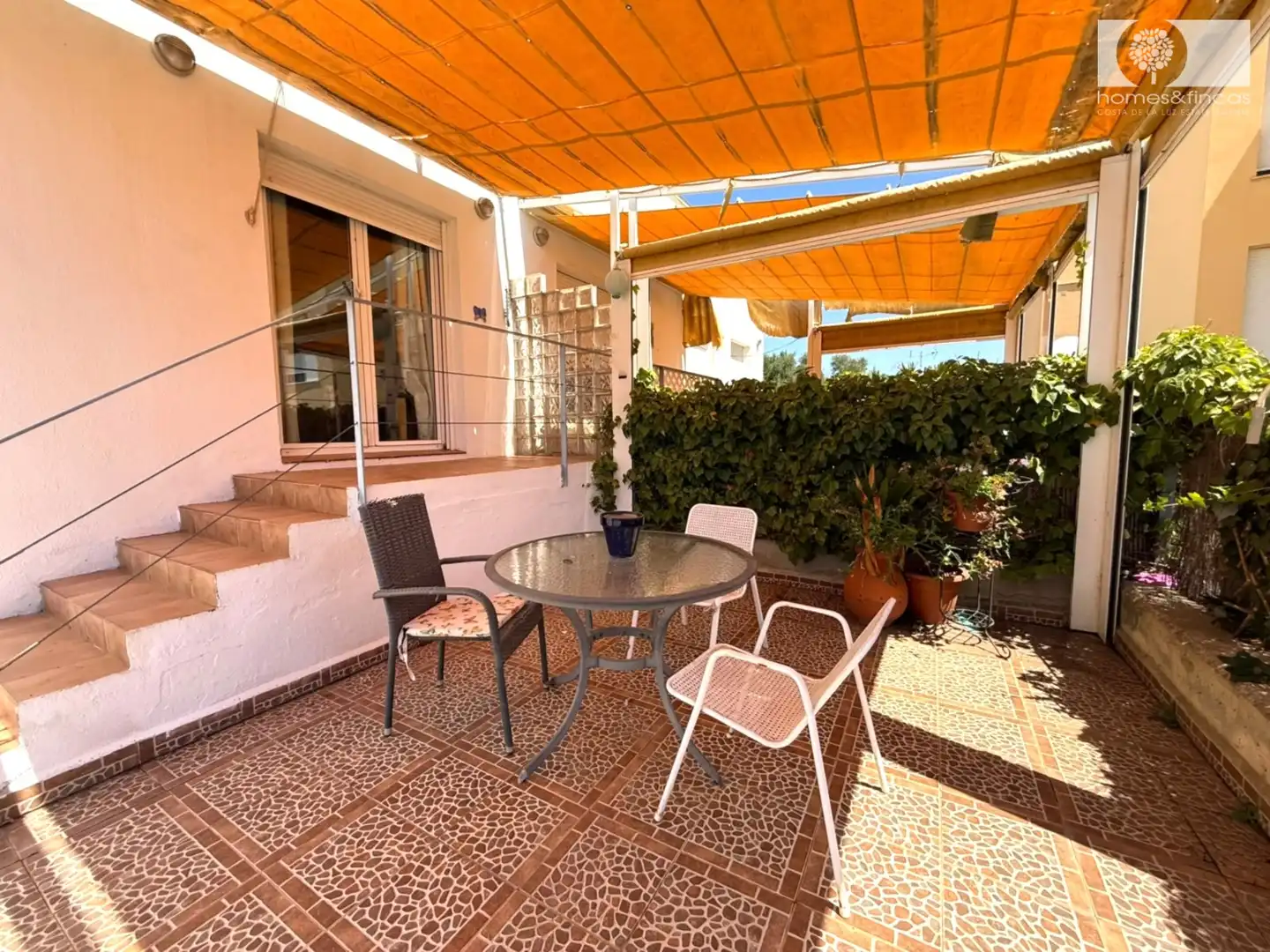 Terrace of Flat for sale in Ayamonte  with Air Conditioner, Furnished and Community pool