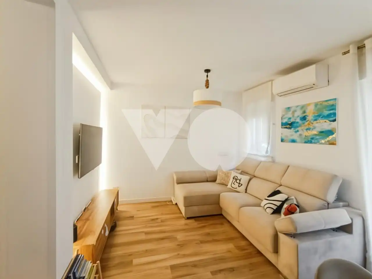 Sala d'estar de Pis en venda en Madrid amb Aire condicionat, Calefacció i Terrassa