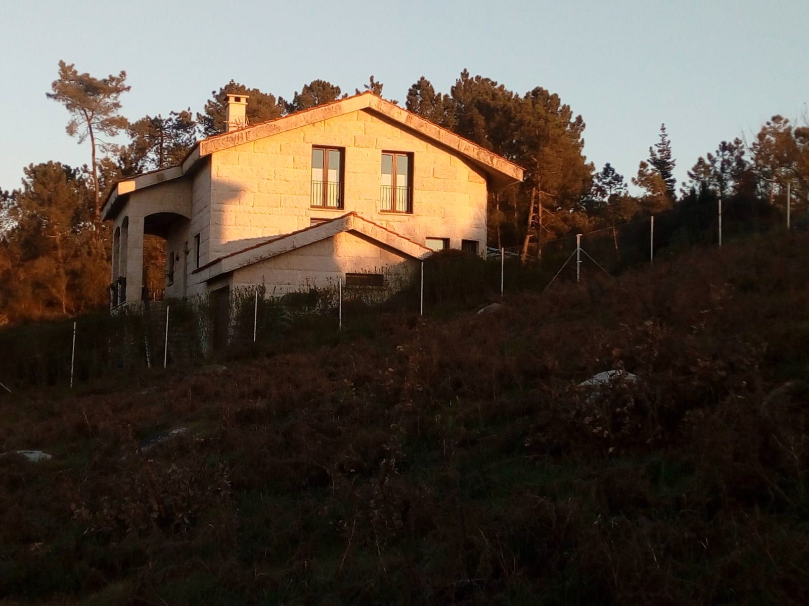 Exterior view of House or chalet for sale in San Cibrao das Viñas  with Heating, Private garden and Terrace