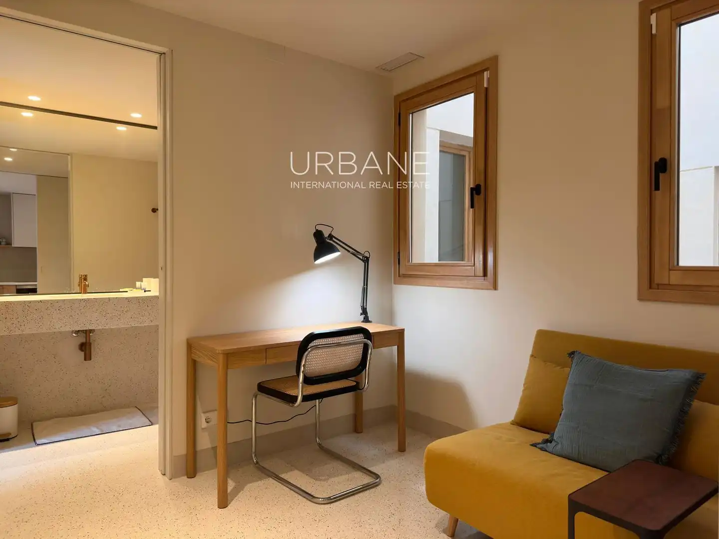 Schlafzimmer von Wohnung zur Miete in Barcelona mit Klimaanlage, Heizung und Terrasse