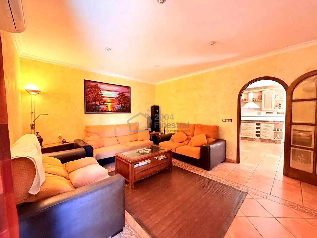Sala de estar de Casa o chalet en venta en L'Alfàs del Pi con Aire acondicionado, Jardín privado y Terraza
