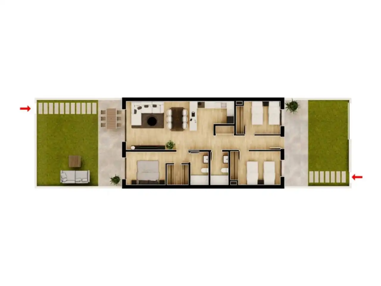 Apartamento en venta en Monforte del Cid con Aire acondicionado, Jardín privado y Terraza
