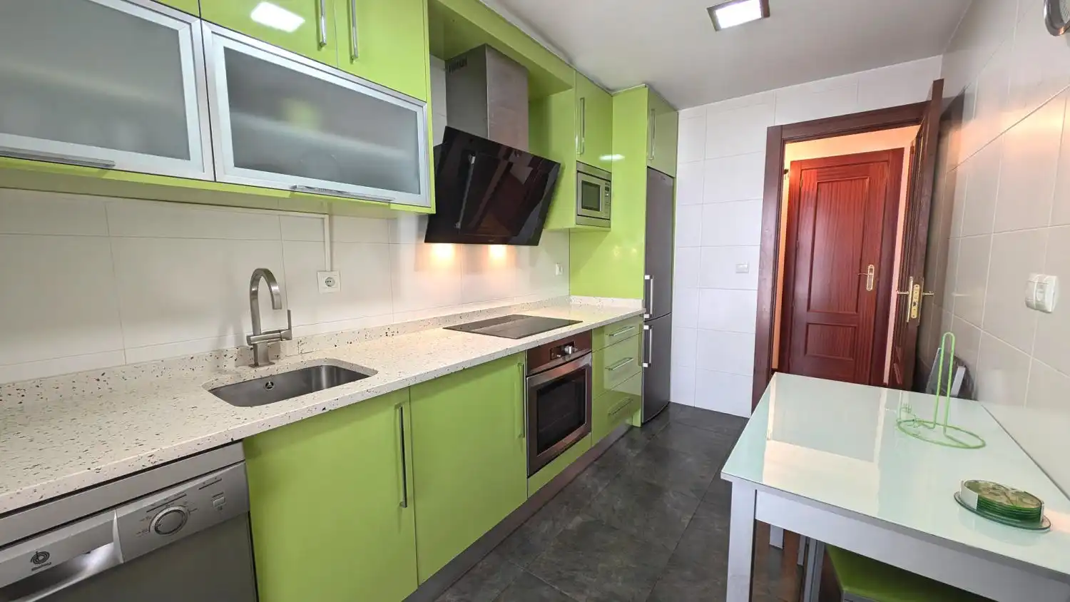 Kitchen of Flat for rent in Piélagos  with Heating, Terrace and Furnished