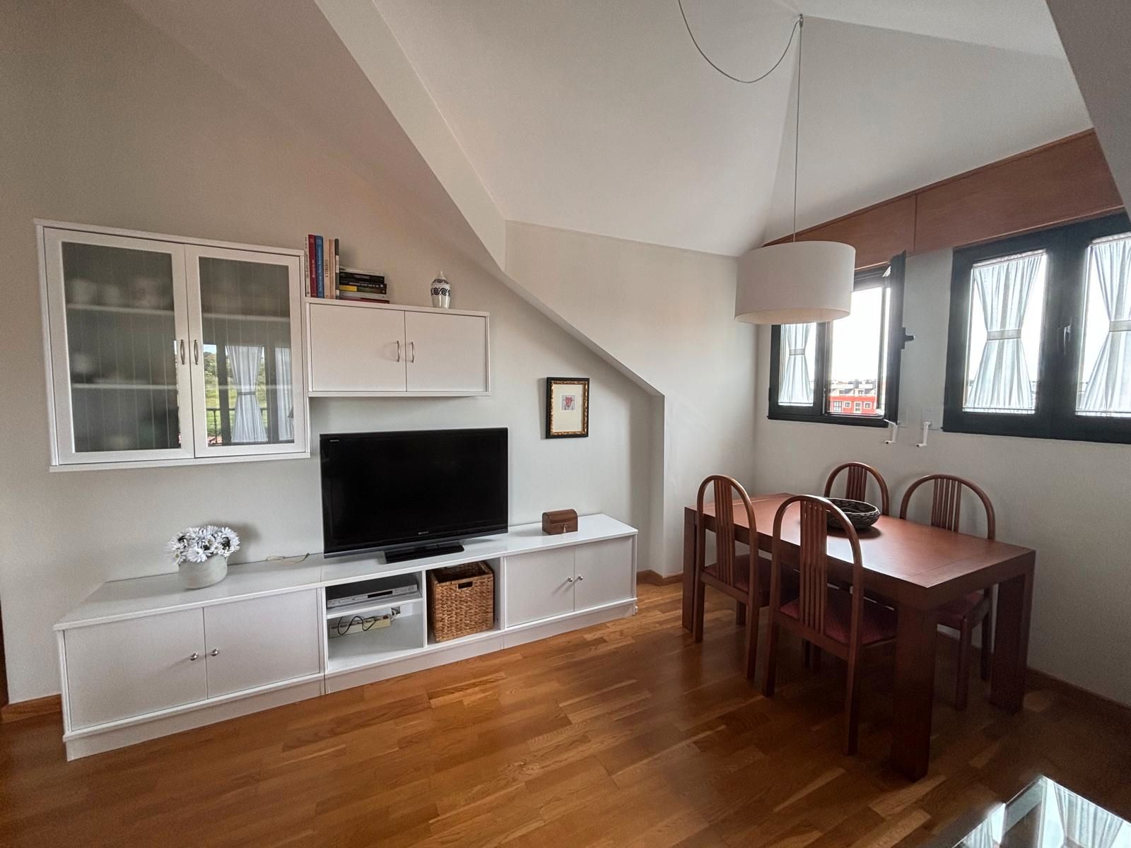 Living room of Attic for sale in Ares  with Heating, Terrace and Storage room