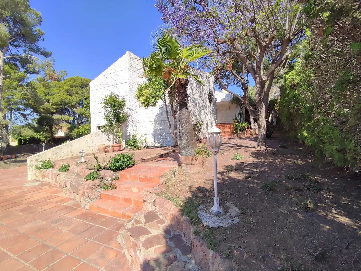 Vista exterior de Casa o xalet de lloguer en Puçol amb Calefacció, Jardí privat i Terrassa
