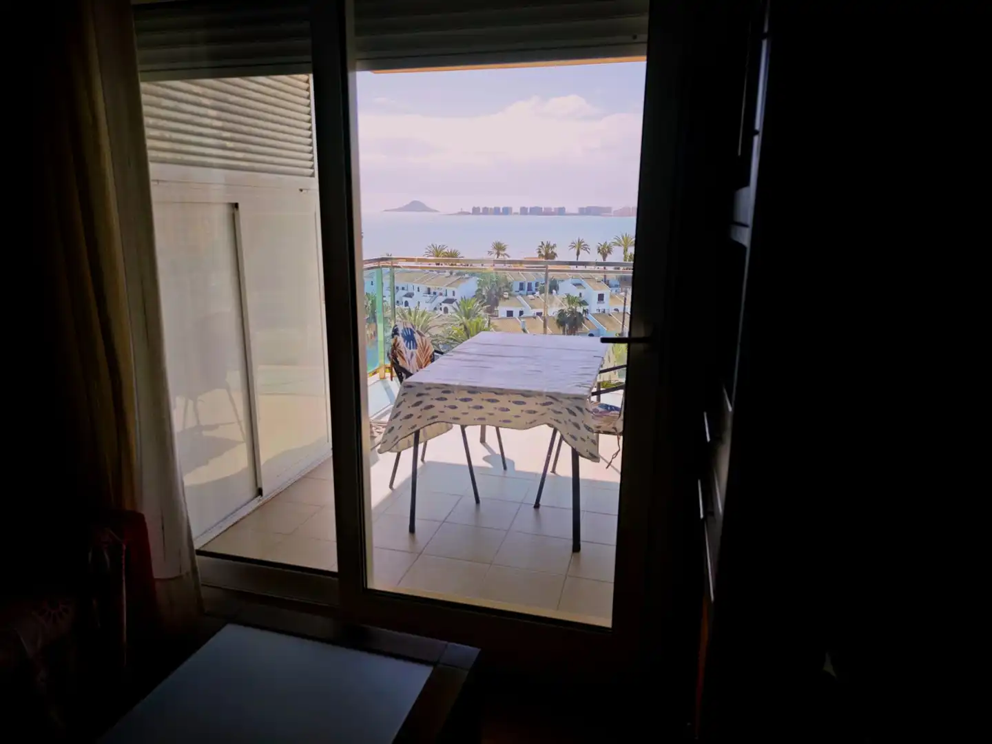 Schlafzimmer von Wohnungen zur Miete in La Manga del Mar Menor mit Klimaanlage, Terrasse und Möbliert