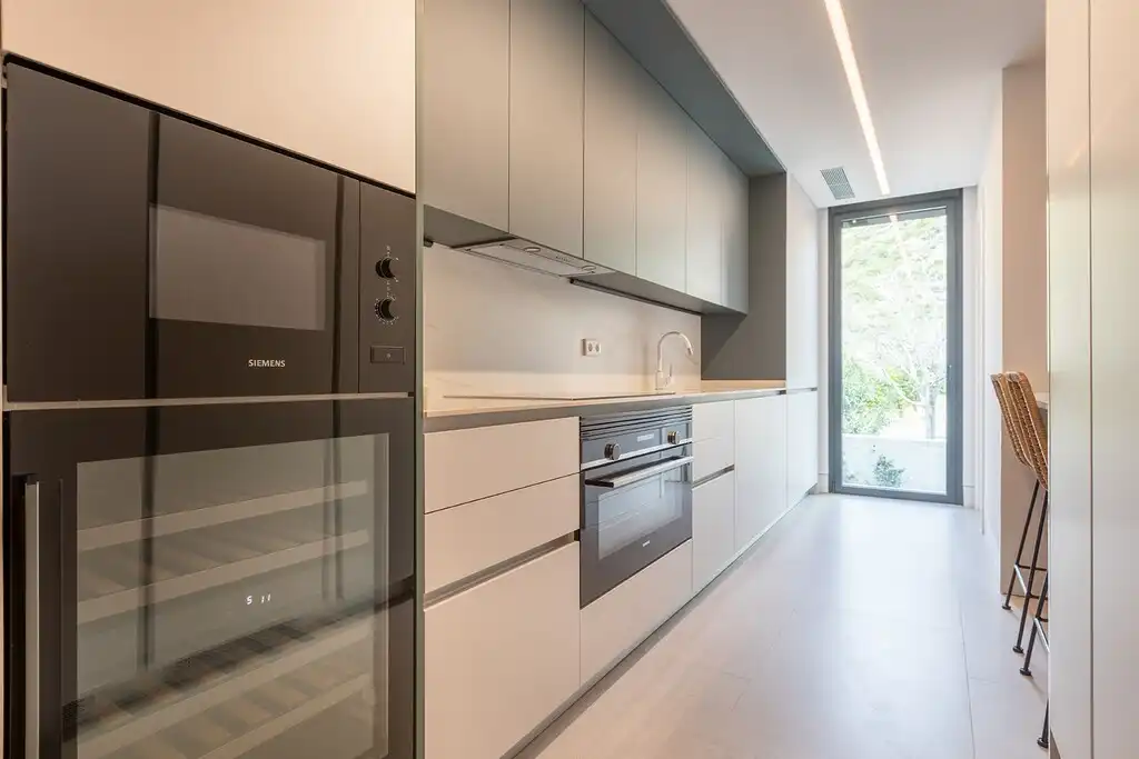 Küche von Wohnungen zum Verkauf in Pollença mit Klimaanlage, Heizung und Terrasse