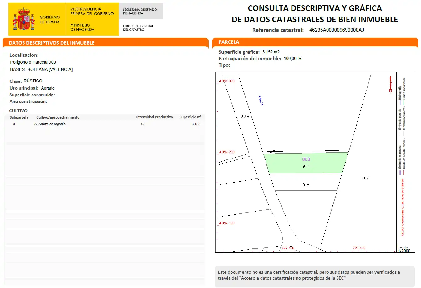 Rural land for sale in Polígono 8, 969, imagen 7