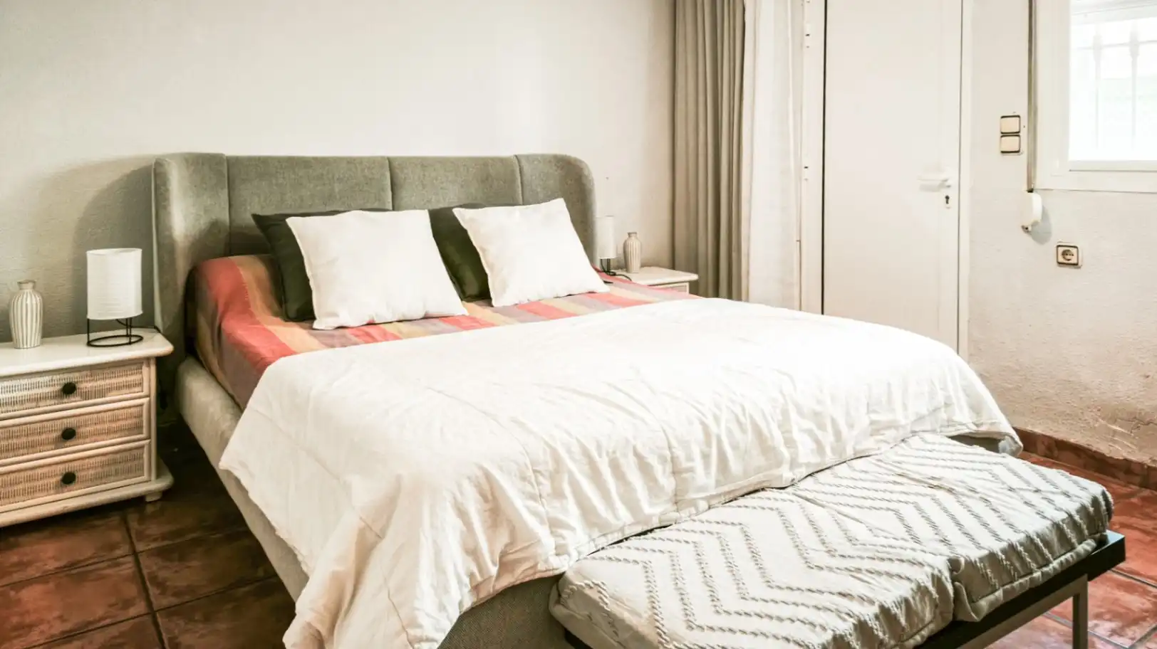 Schlafzimmer von Haus oder Chalet zum Verkauf in Oliva mit Klimaanlage, Heizung und Terrasse