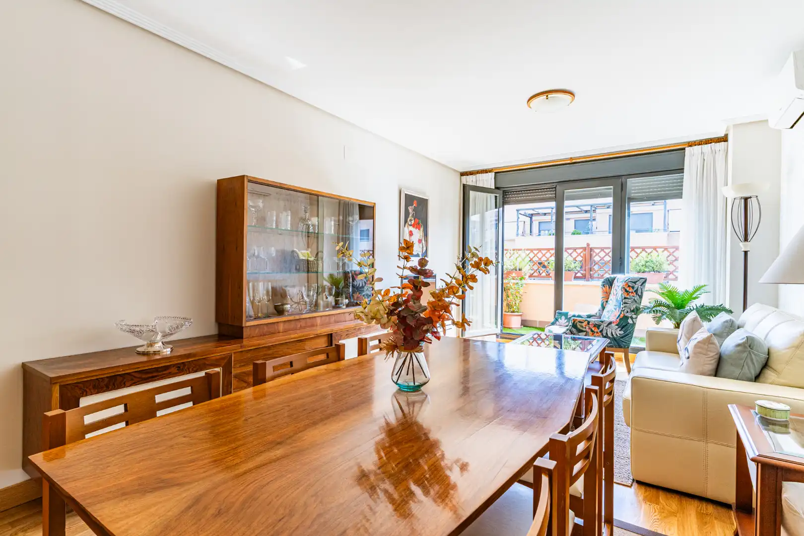 Esszimmer von Wohnung zum Verkauf in Las Rozas de Madrid mit Klimaanlage, Heizung und Parkett