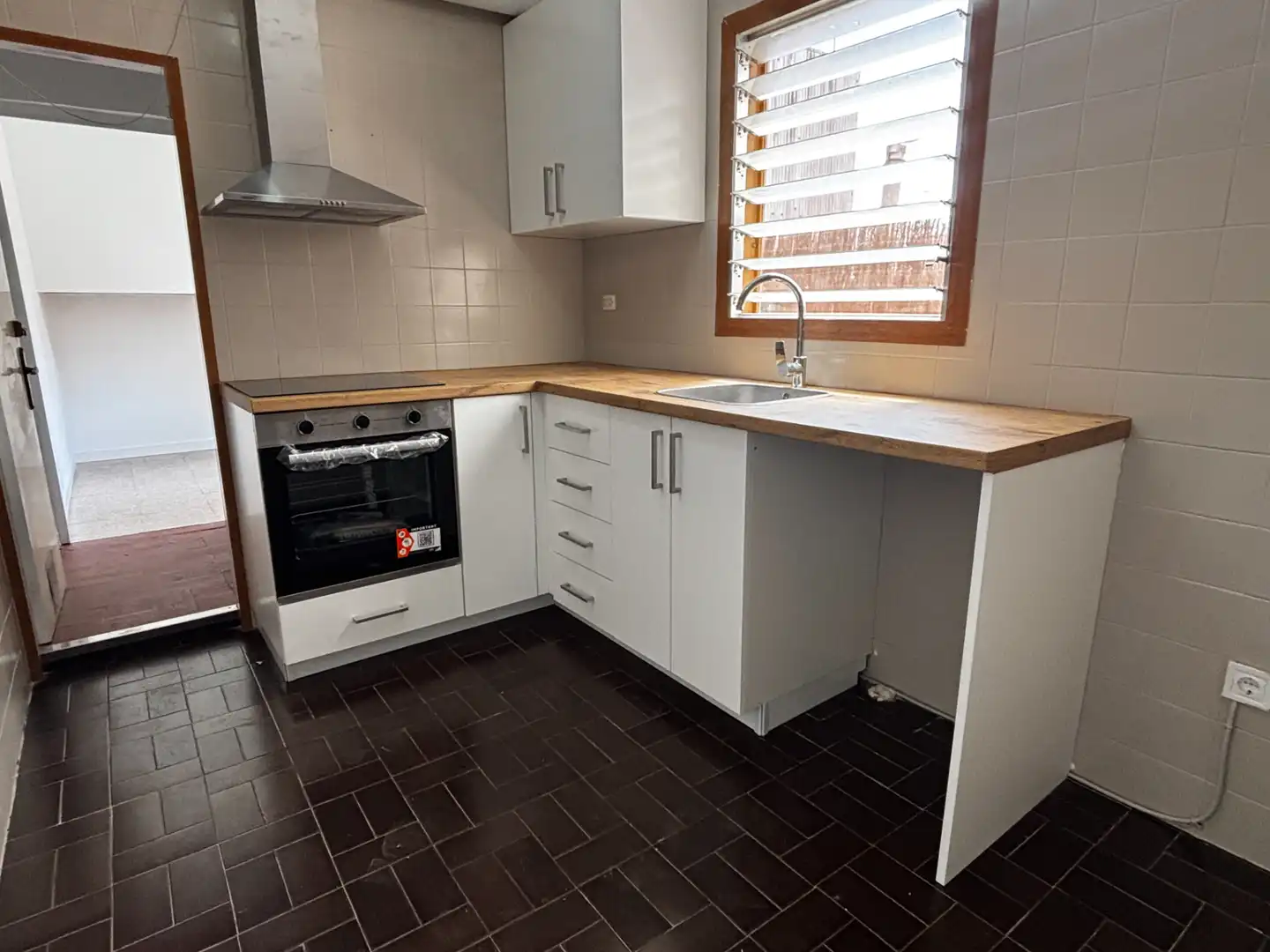 Kitchen of Flat for sale in Terrassa  with Heating, Parquet flooring and Terrace