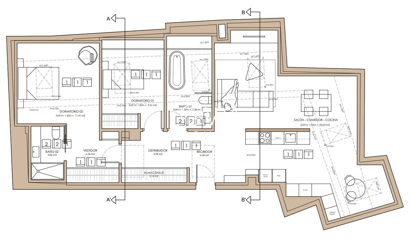 Attic for sale in Salas