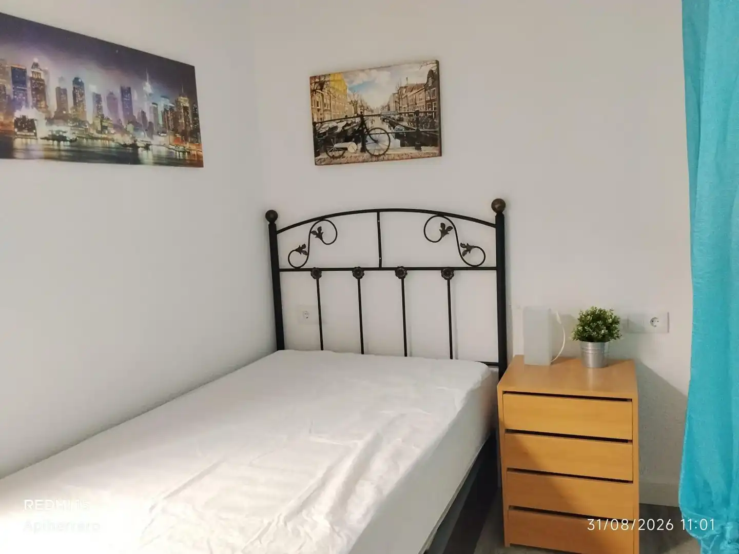 Bedroom of Flat for rent in Alicante / Alacant  with Air Conditioner and Furnished