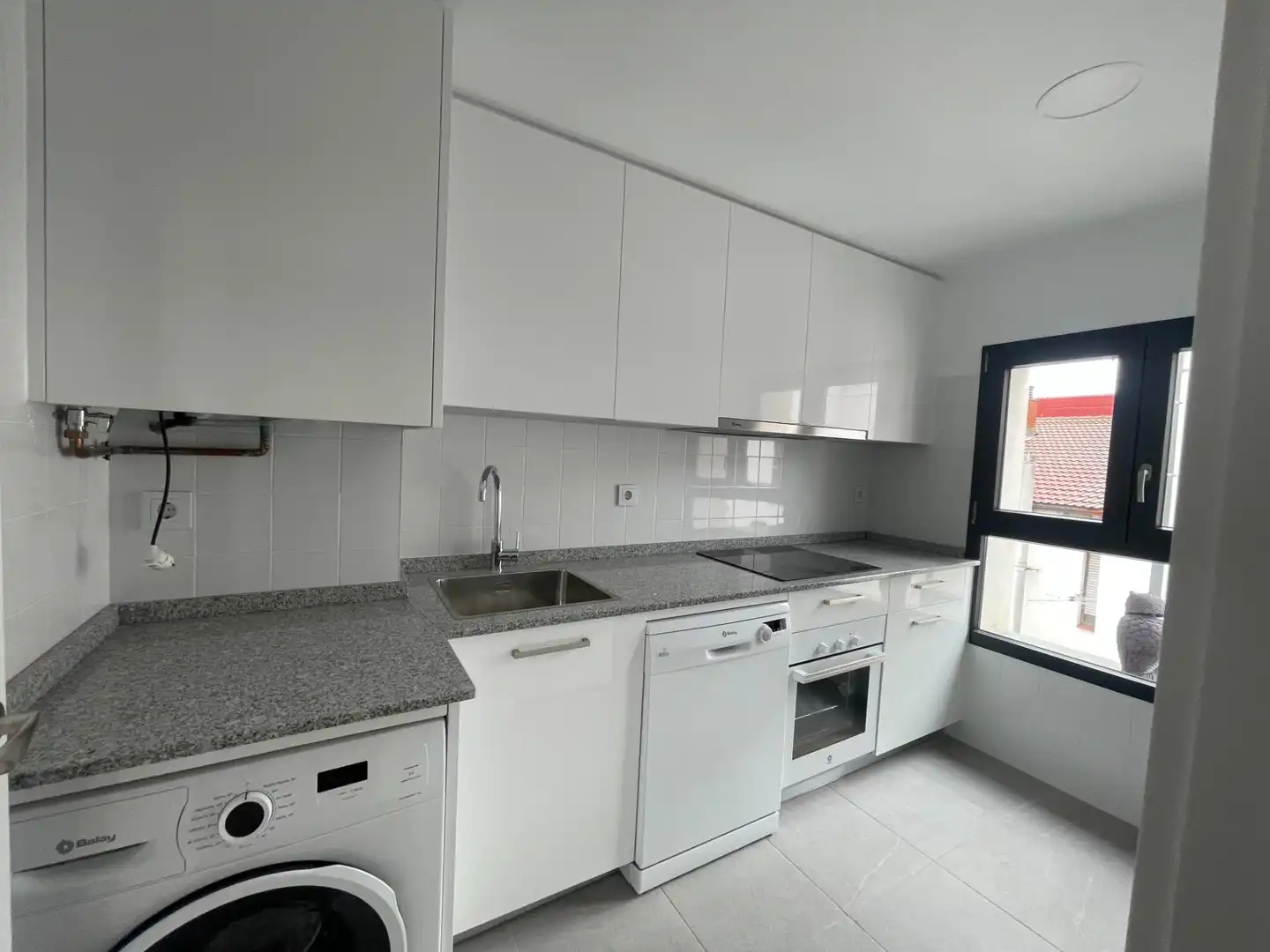 Cocina de Apartamento de alquiler en León Capital  con Calefacción, Parquet y Terraza