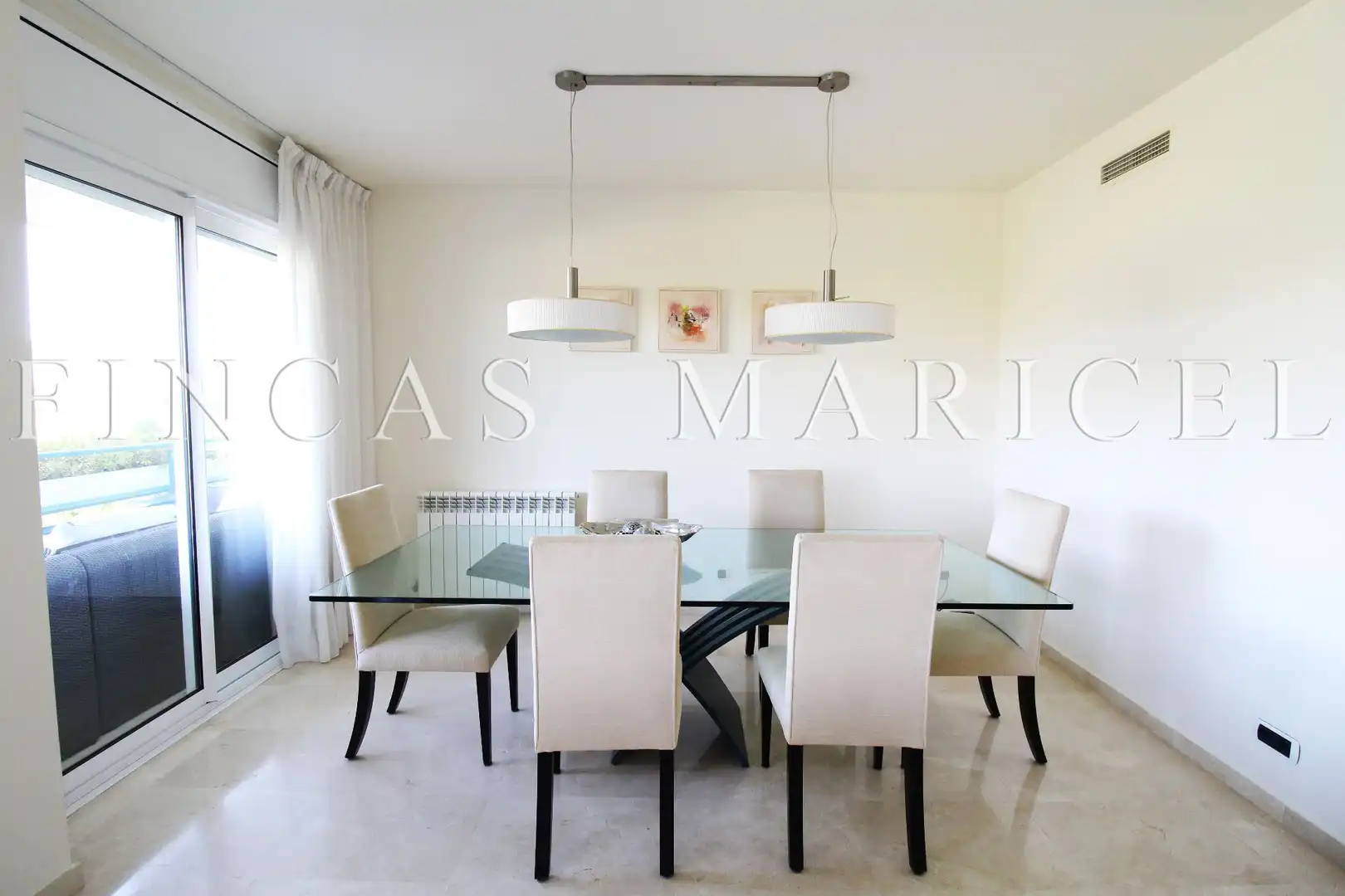 Comedor de Piso de alquiler en Sitges con Aire acondicionado, Calefacción y Terraza