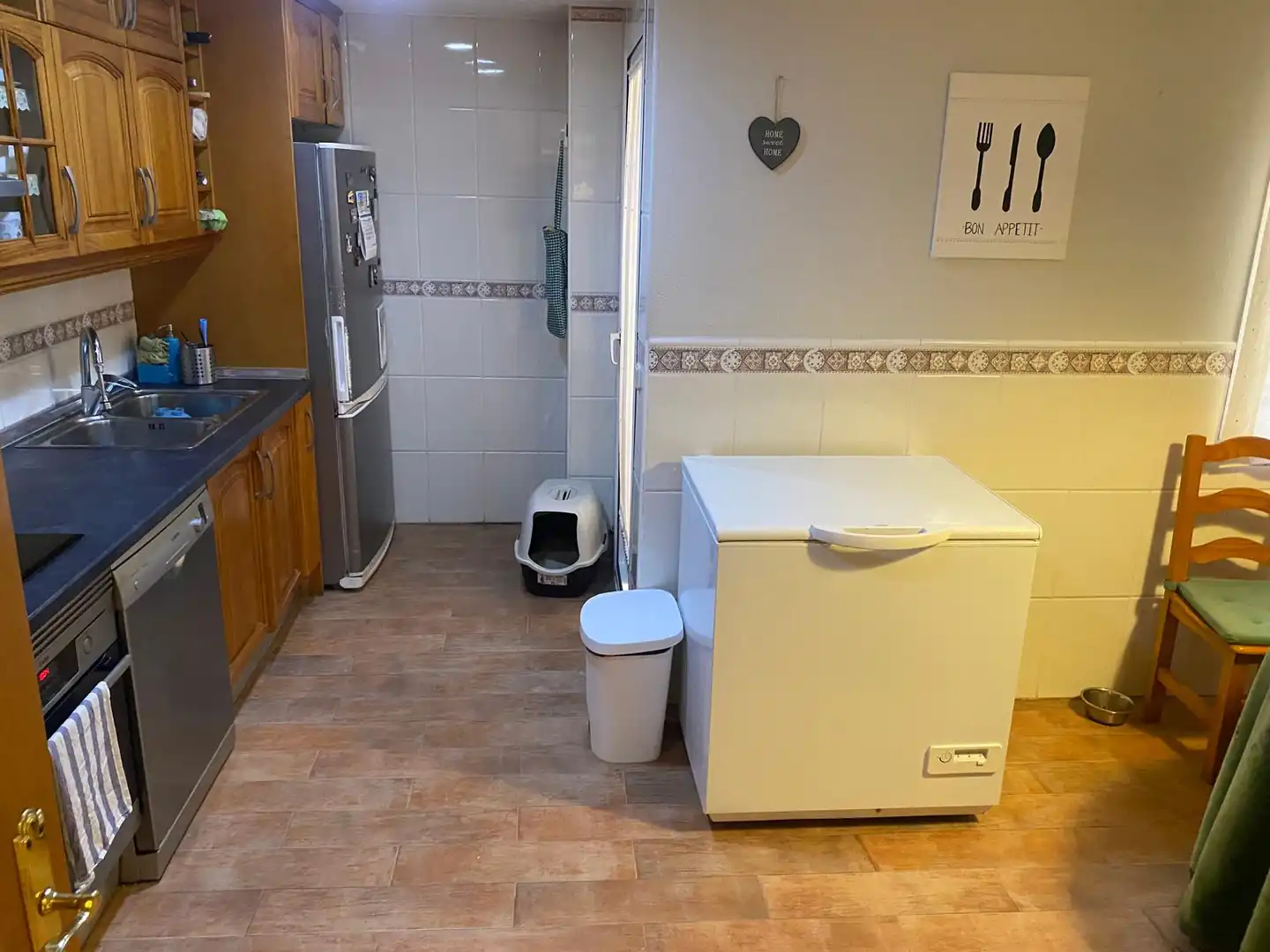 Kitchen of Flat for sale in Ciudad Real  with Heating, Terrace and Storage room