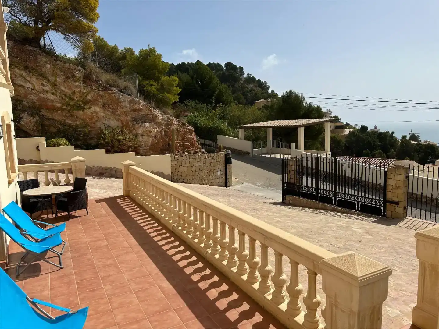 Terrace of Houses for rent in Altea  with Air Conditioner, Private garden and Parquet flooring