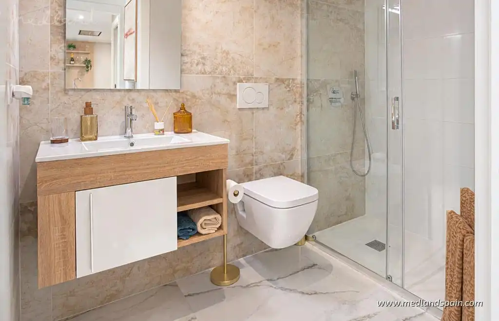 Bany de Apartament en venda en Rojales amb Aire condicionat, Calefacció i Terrassa