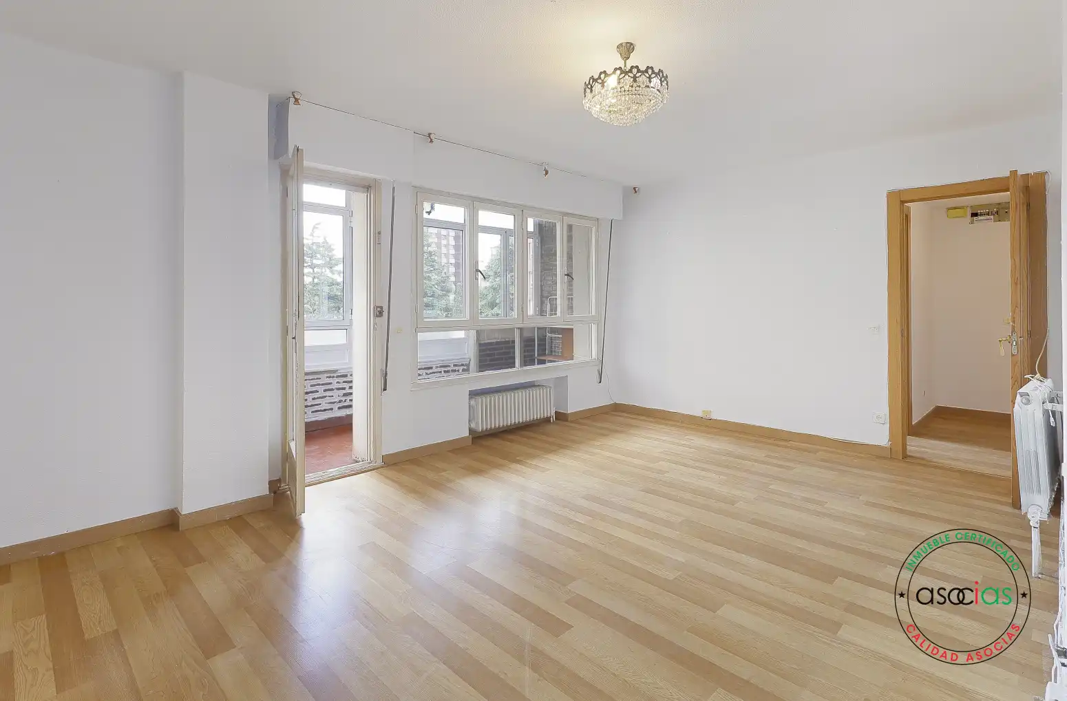 Schlafzimmer von Wohnung zum Verkauf in Gijón  mit Heizung, Parkett und Balkon