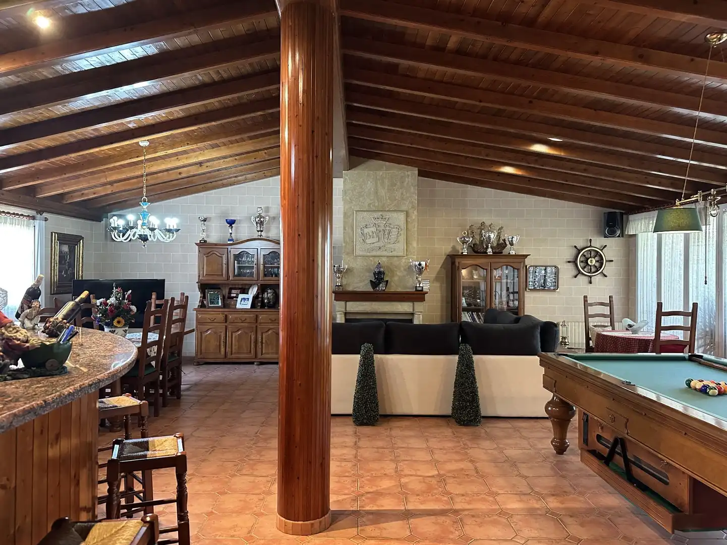 Menjador de Finca rústica en venda en Albaida amb Aire condicionat, Calefacció i Terrassa