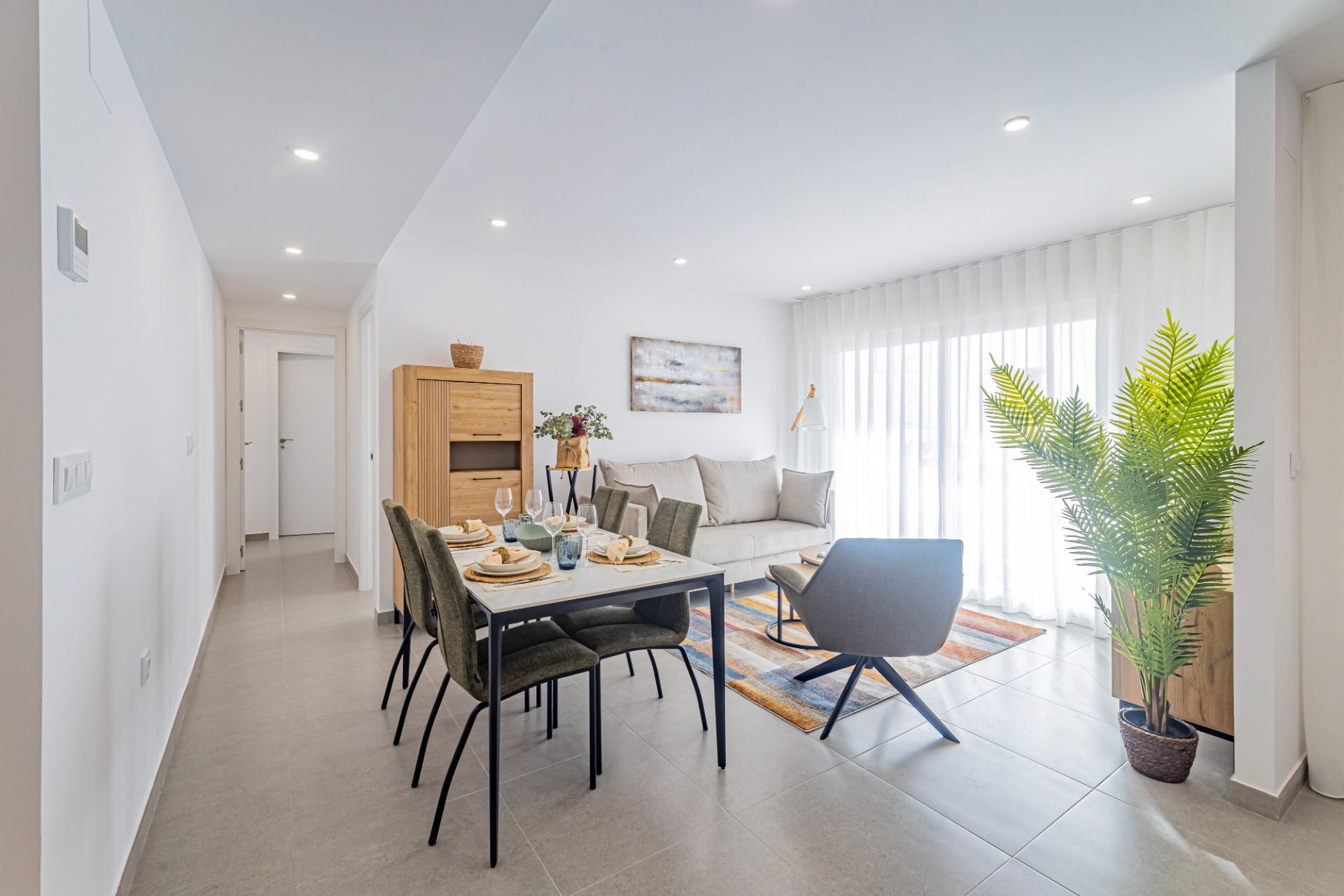 Living room of Flat for sale in La Manga del Mar Menor  with Air Conditioner, Heating and Private garden