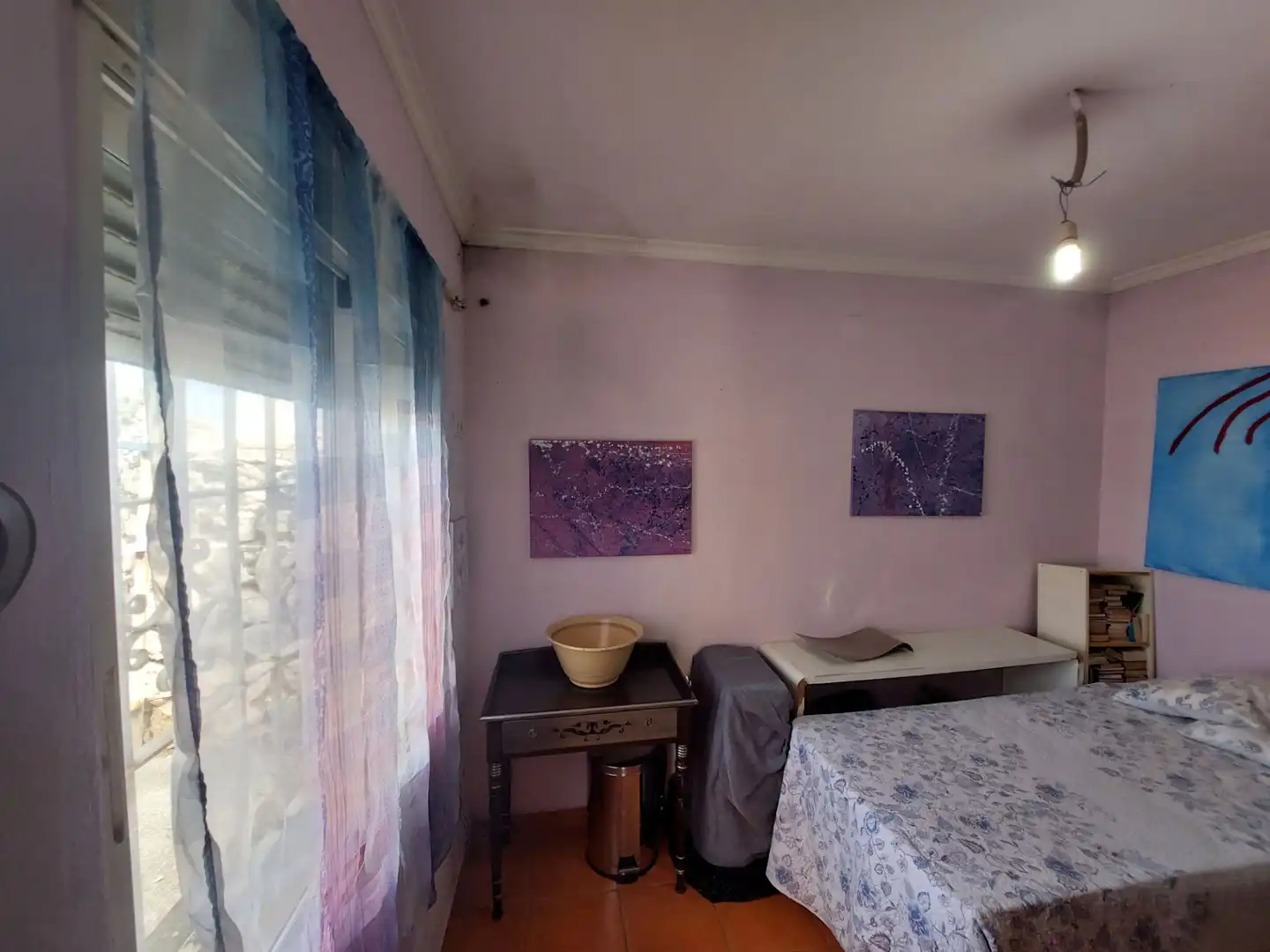 Schlafzimmer von Einfamilien-Reihenhaus zum Verkauf in Dénia mit Privatgarten und Möbliert