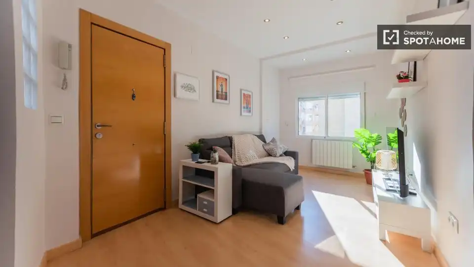 Sala de estar de Piso de alquiler en Valencia con Aire acondicionado, Calefacción y Amueblado