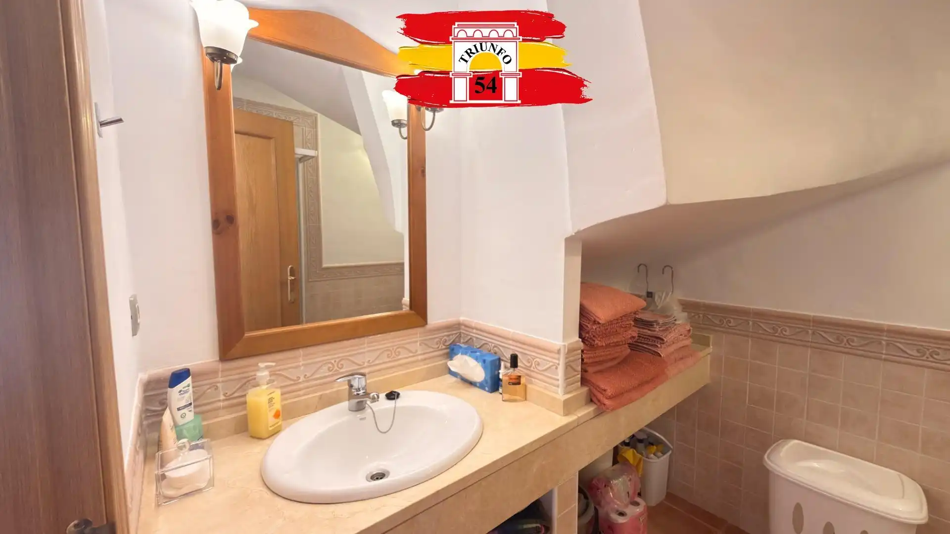 Baño de Casa adosada en venta en Pilar de la Horadada con Aire acondicionado, Jardín privado y Amueblado