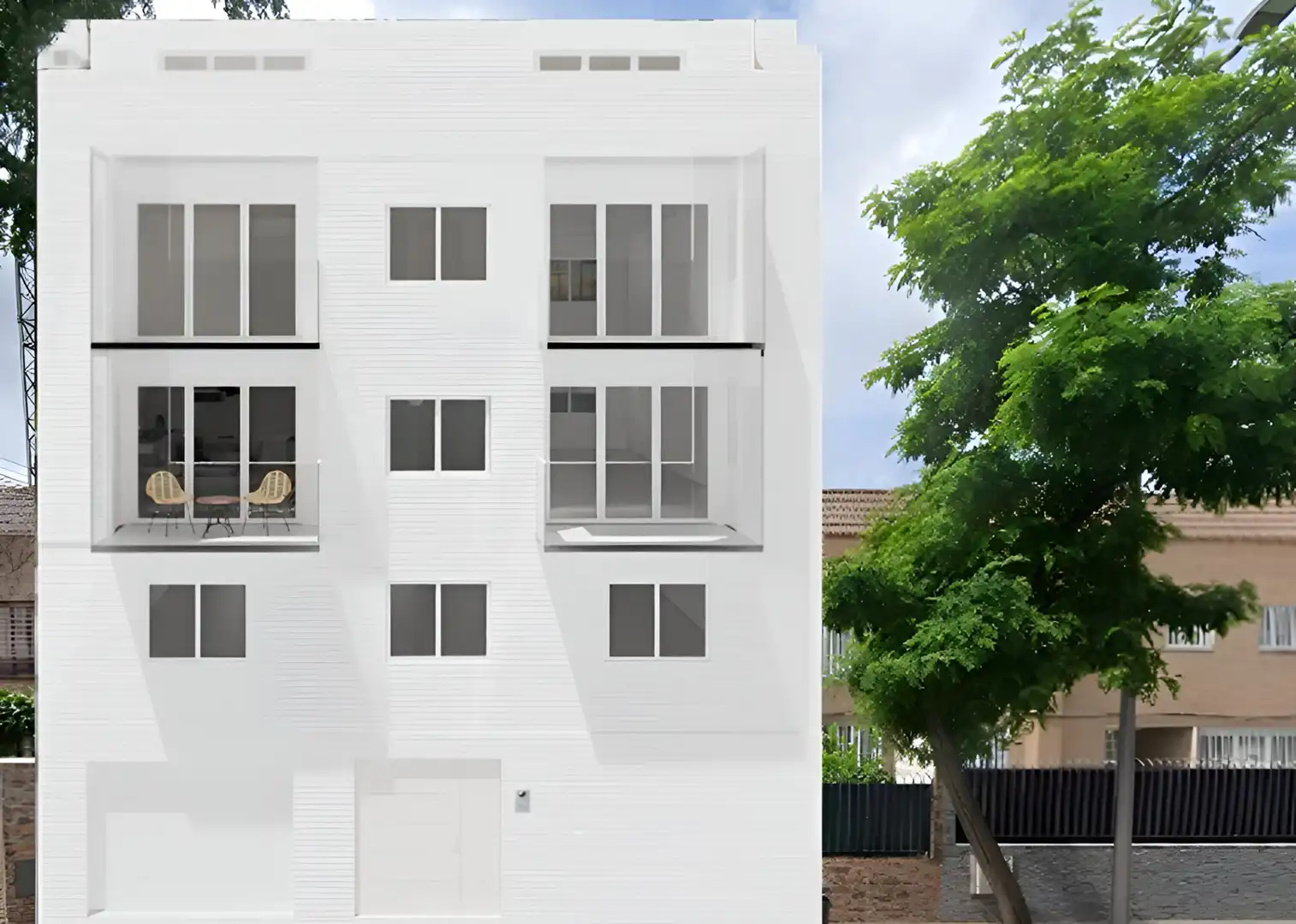 Vista exterior de Àtic en venda en Madrid amb Aire condicionat, Calefacció i Jardí privat