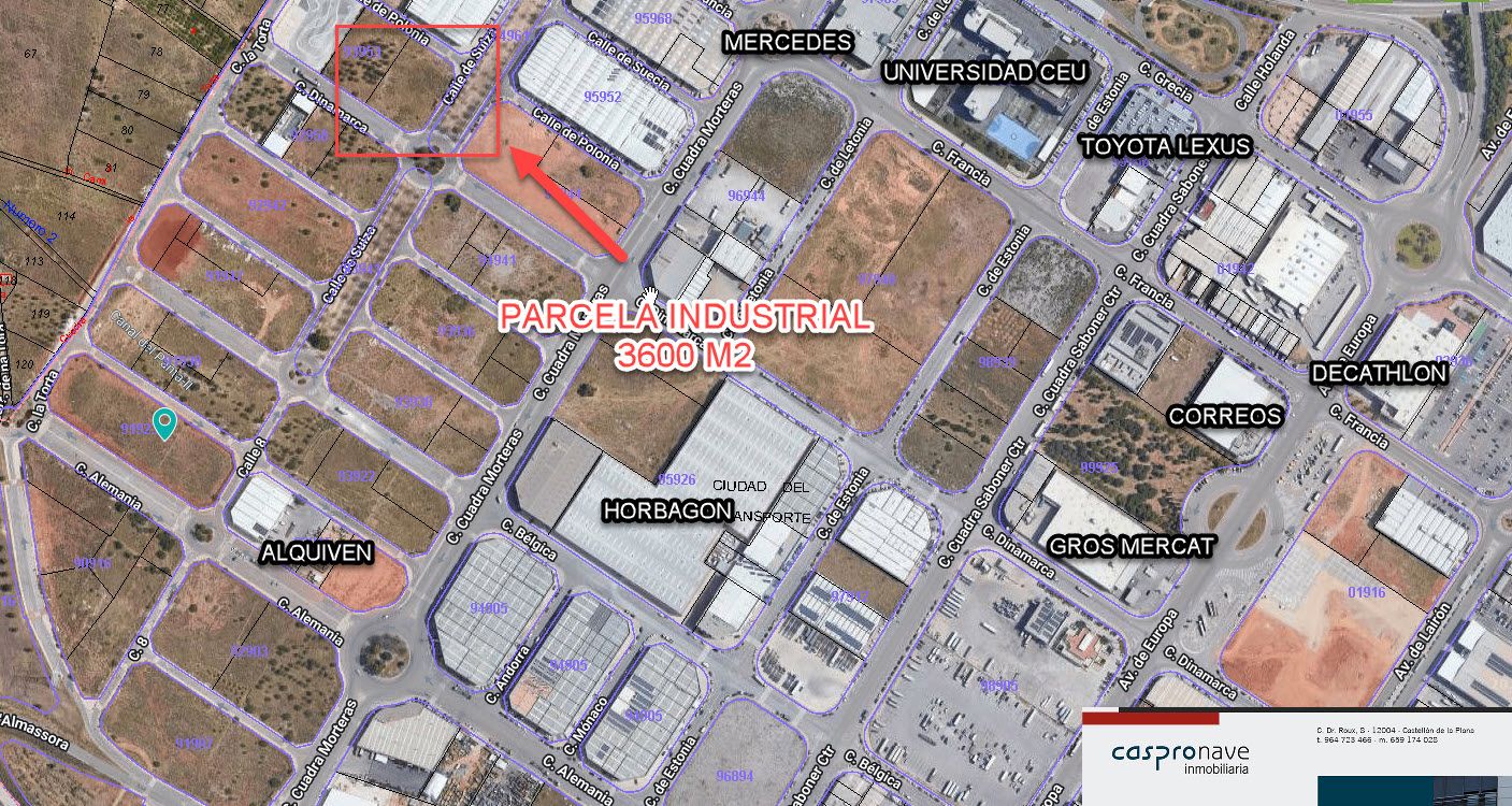 Vista exterior de Terreno industrial en venta en Castellón de la Plana / Castelló de la Plana