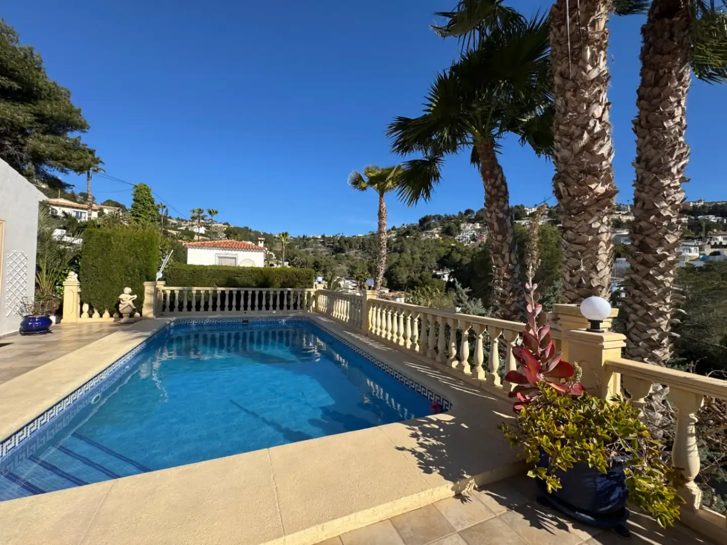 Swimming pool of Houses for sale in Benissa  with Air Conditioner, Heating and Private garden
