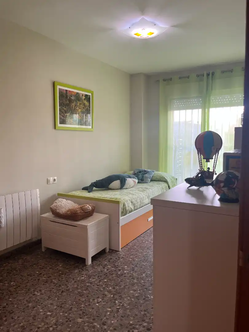 Bedroom of Flat for sale in Valencia  with Air Conditioner, Terrace and Storage room
