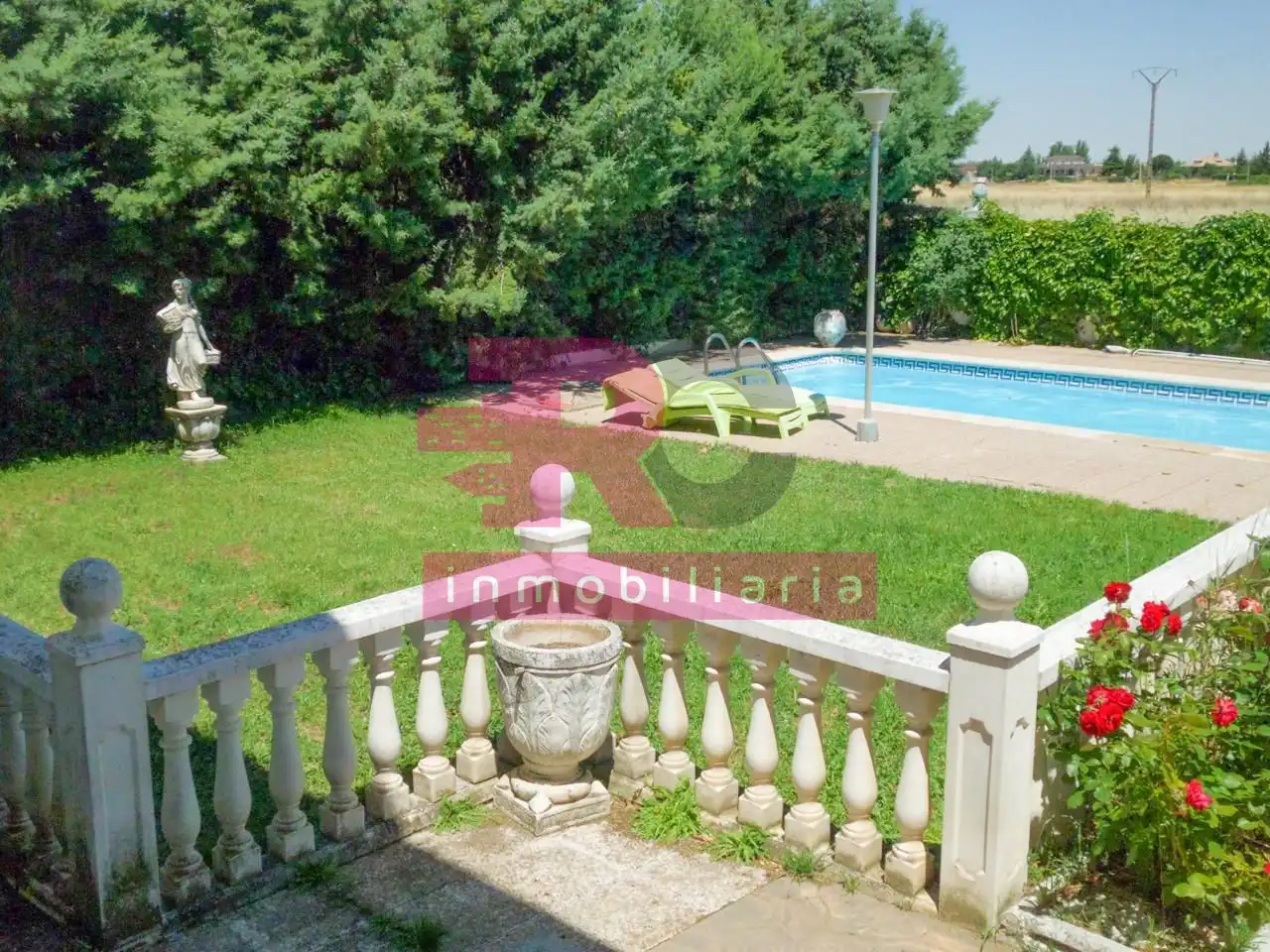 Jardín de Casa o chalet en venta en Castellanos de Villiquera con Calefacción, Jardín privado y Piscina