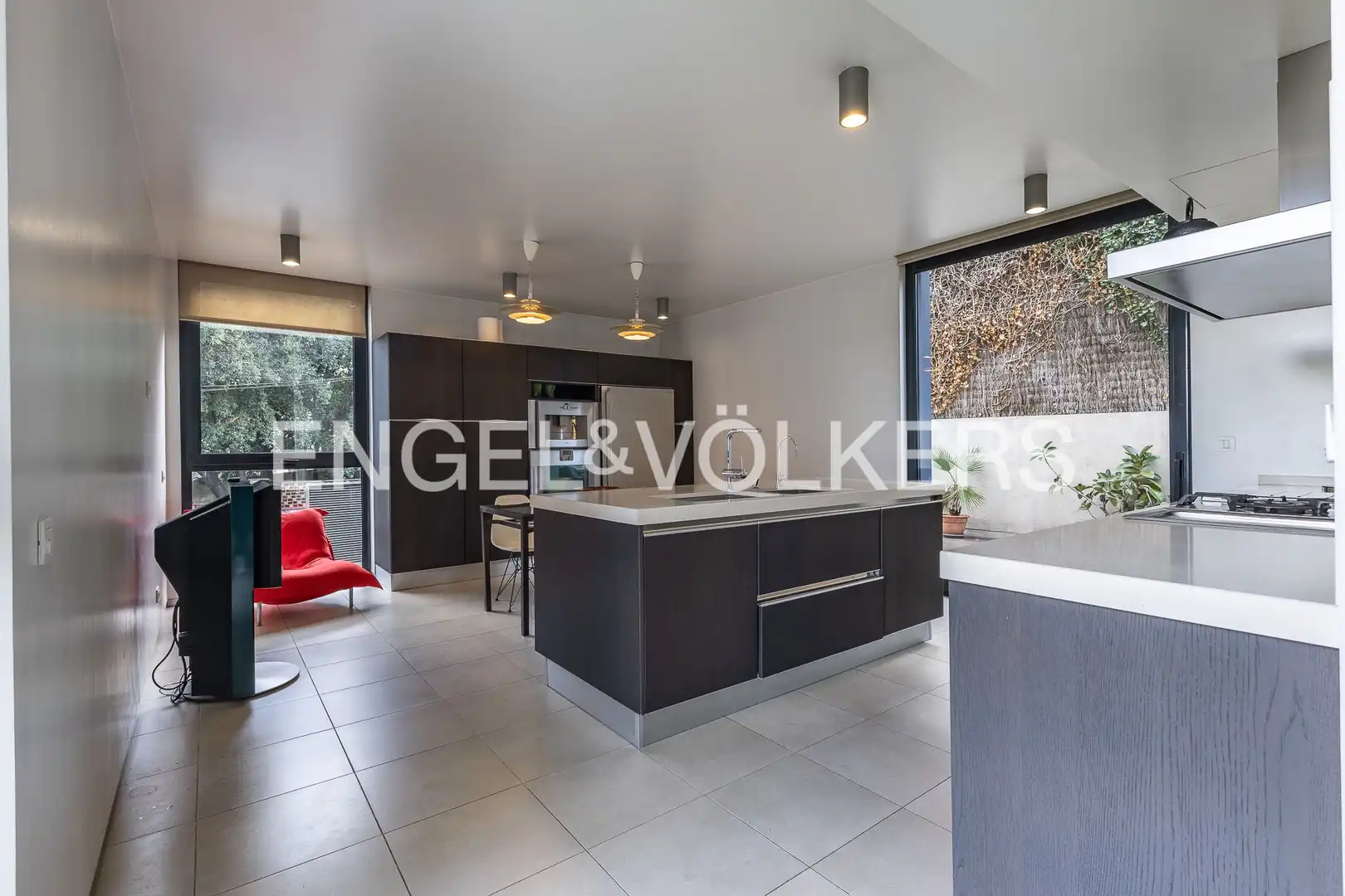 Kitchen of Houses for sale in Sant Cugat del Vallès  with Air Conditioner, Heating and Private garden