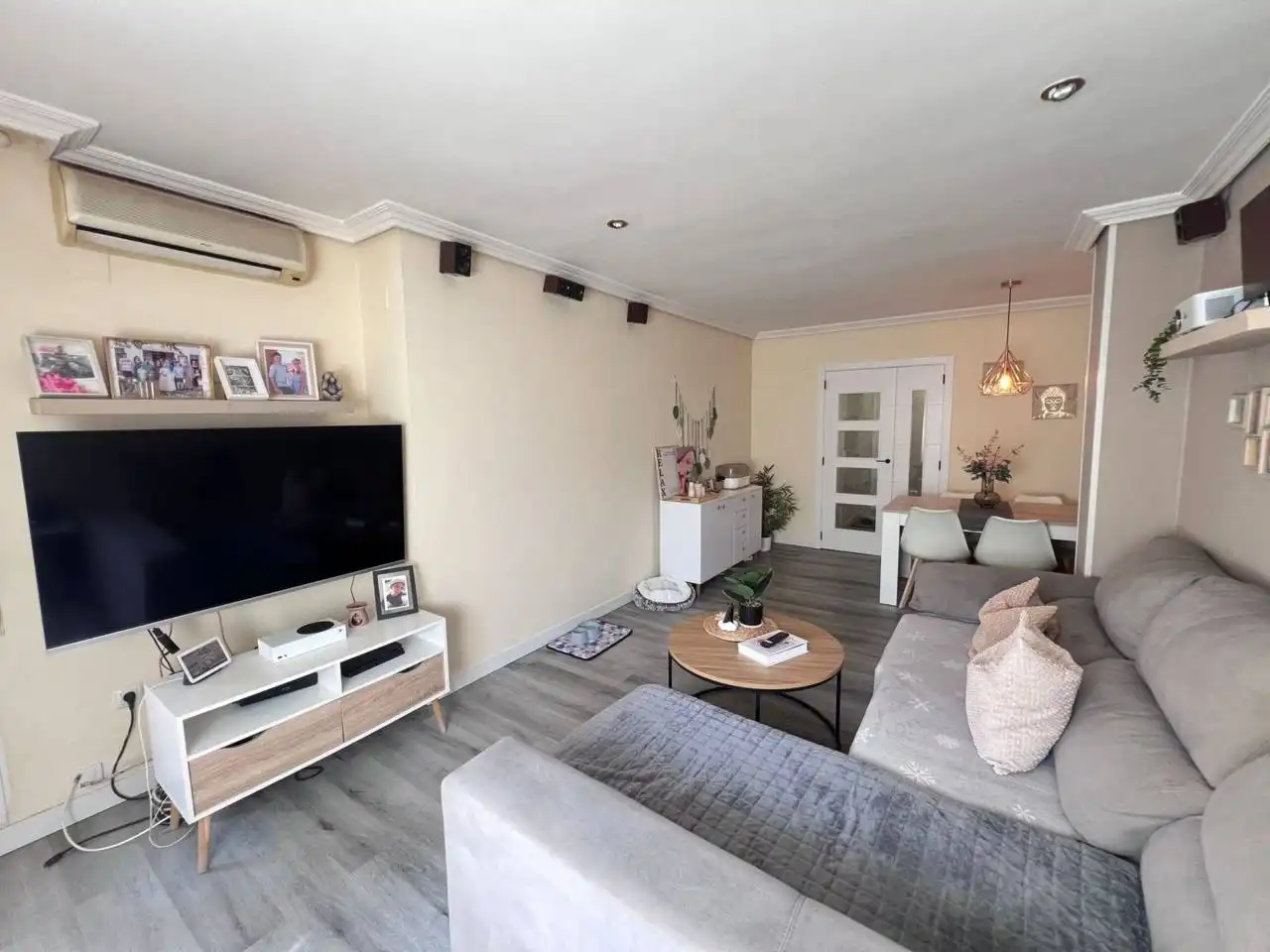 Wohnzimmer von Wohnungen zum Verkauf in Burriana / Borriana mit Klimaanlage, Heizung und Abstellraum