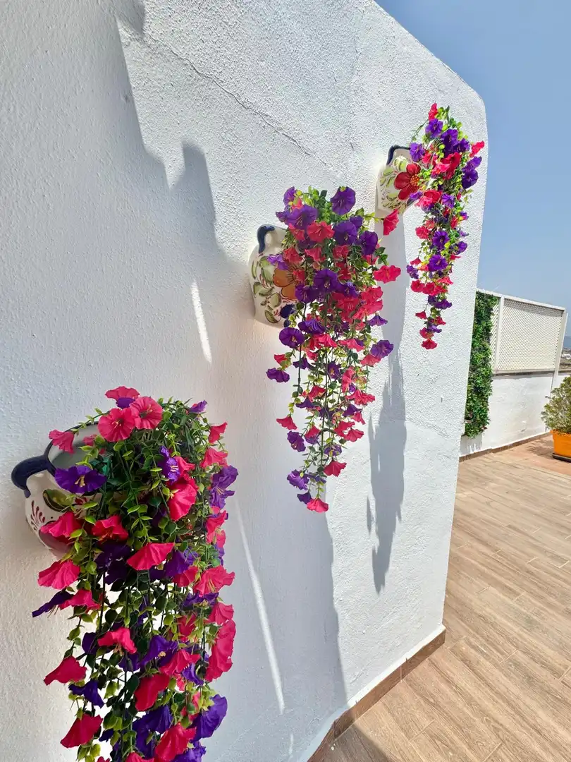 Balcony of Apartments for rent in Marbella  with Air Conditioner, Terrace and Furnished