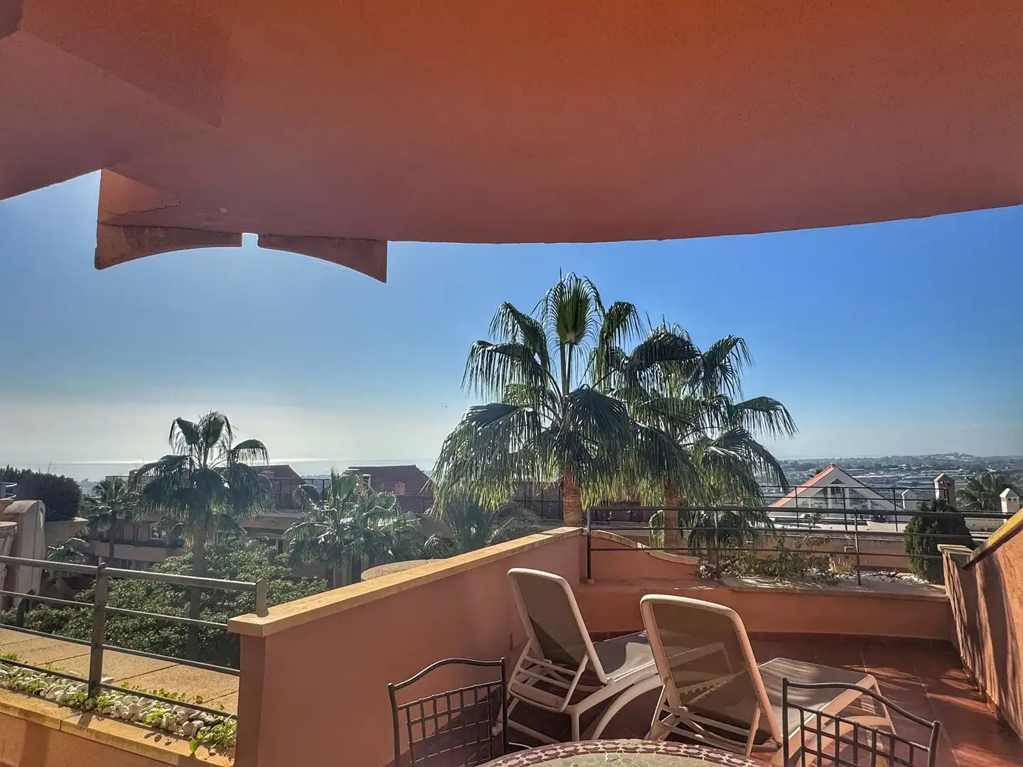 Terraza de Apartamento de alquiler en Marbella con Aire acondicionado, Calefacción y Terraza