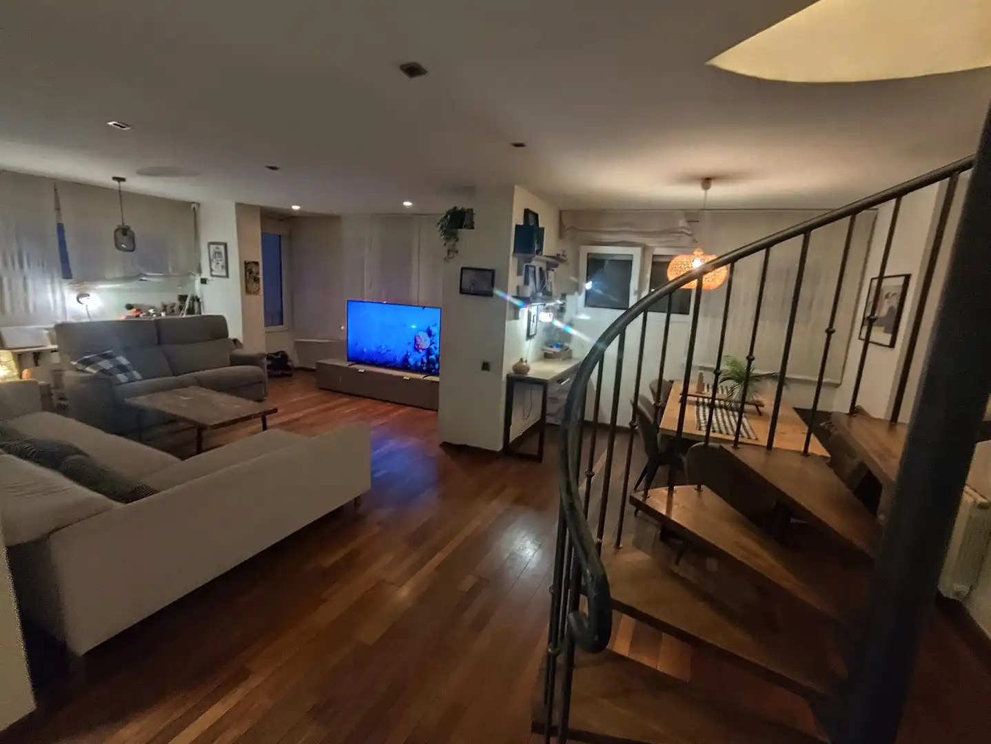 Sala de estar de Dúplex en venta en Salou con Aire acondicionado, Calefacción y Parquet