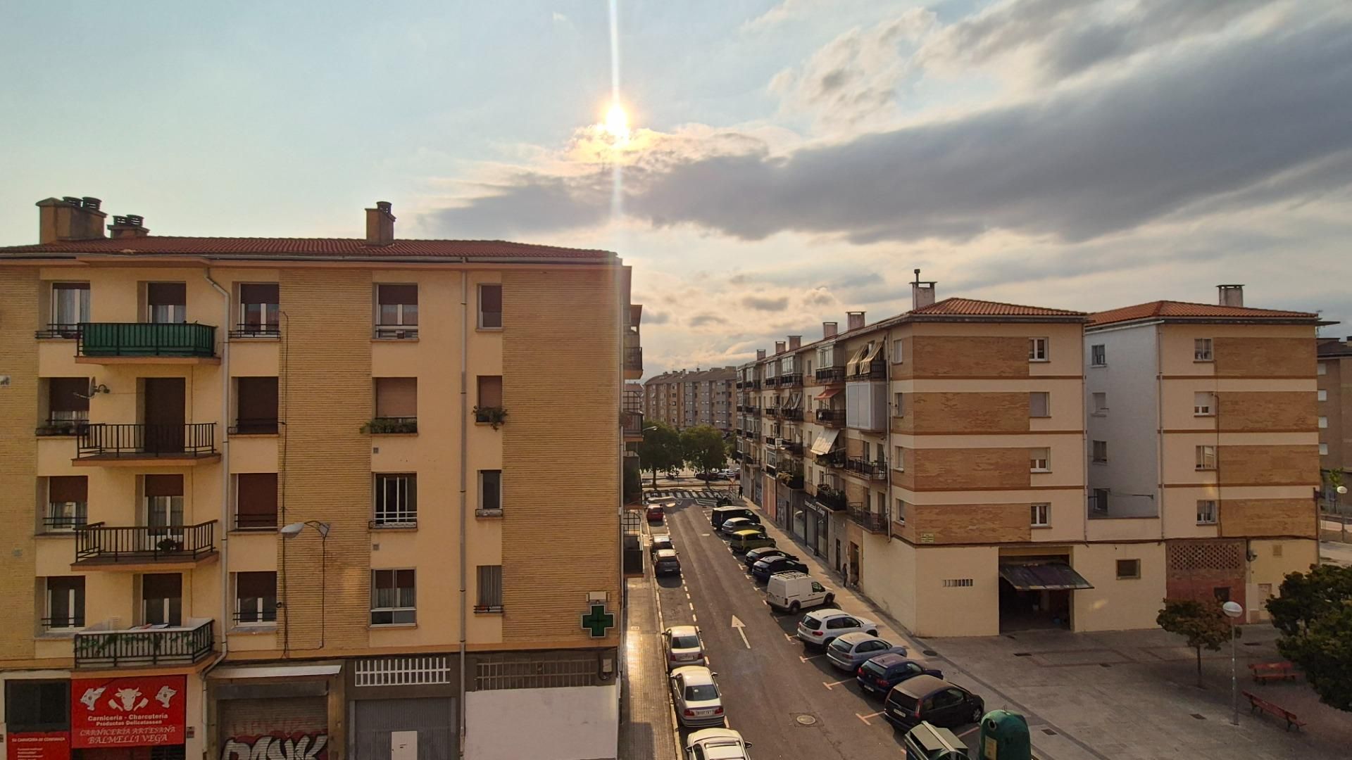 Exterior view of Flat for sale in  Pamplona / Iruña  with Heating, Parquet flooring and Terrace
