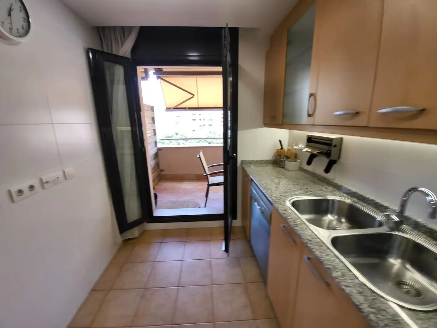 Cocina de Piso en venta en Lloret de Mar con Aire acondicionado, Jardín privado y Terraza