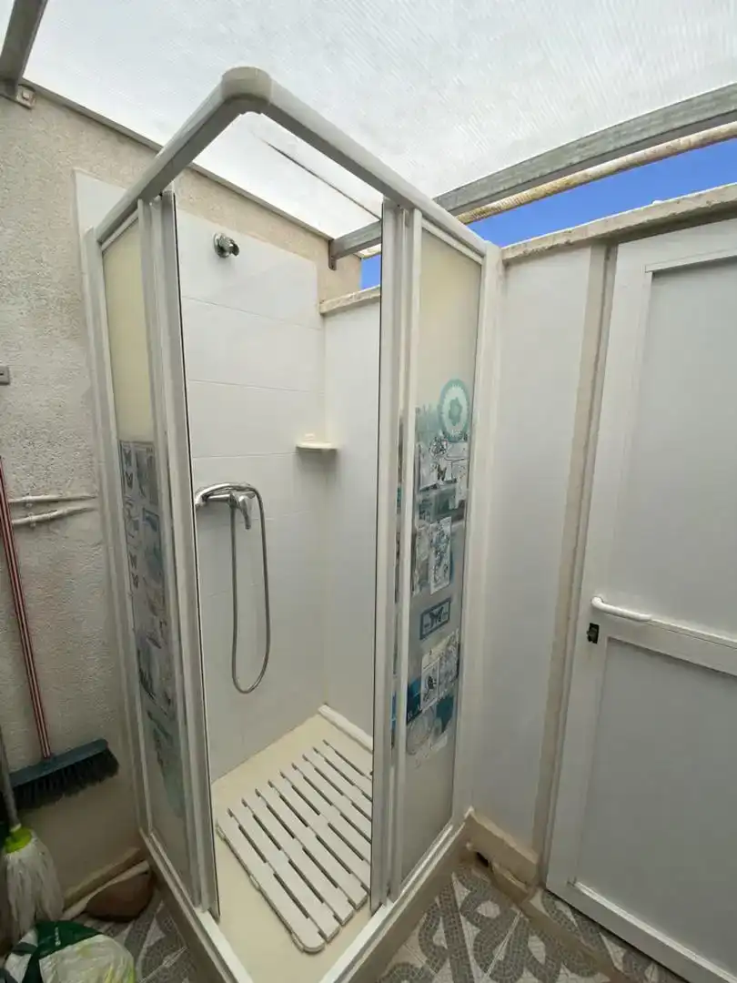 Bany de Dúplex de lloguer en Mazarrón amb Aire condicionat, Moblat i Forn