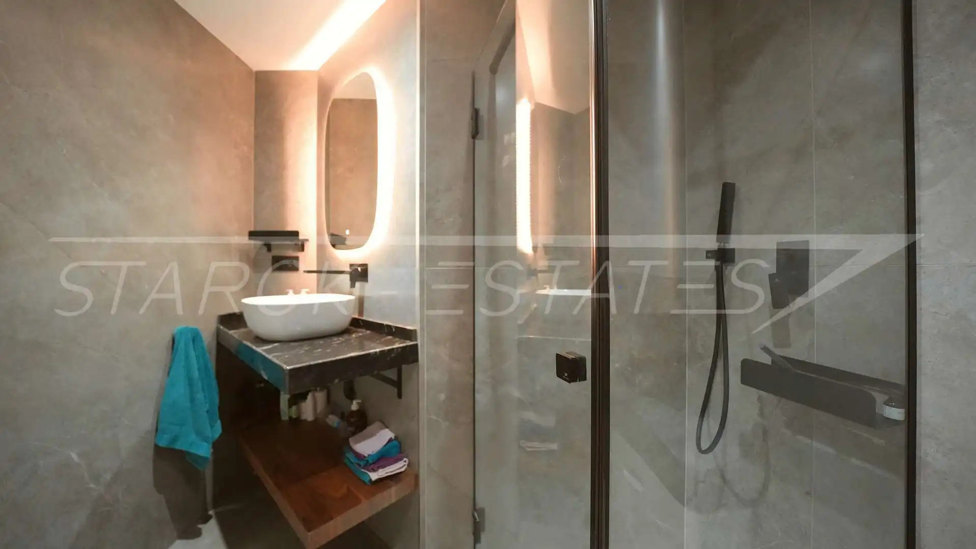 Baño de Ático en venta en Dénia con Aire acondicionado, Jardín privado y Piscina