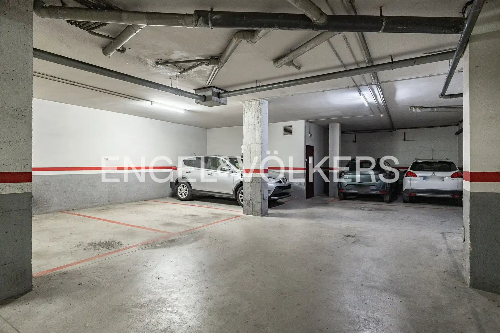 Parking of Flat for sale in Caldes d'Estrac  with Air Conditioner, Heating and Private garden