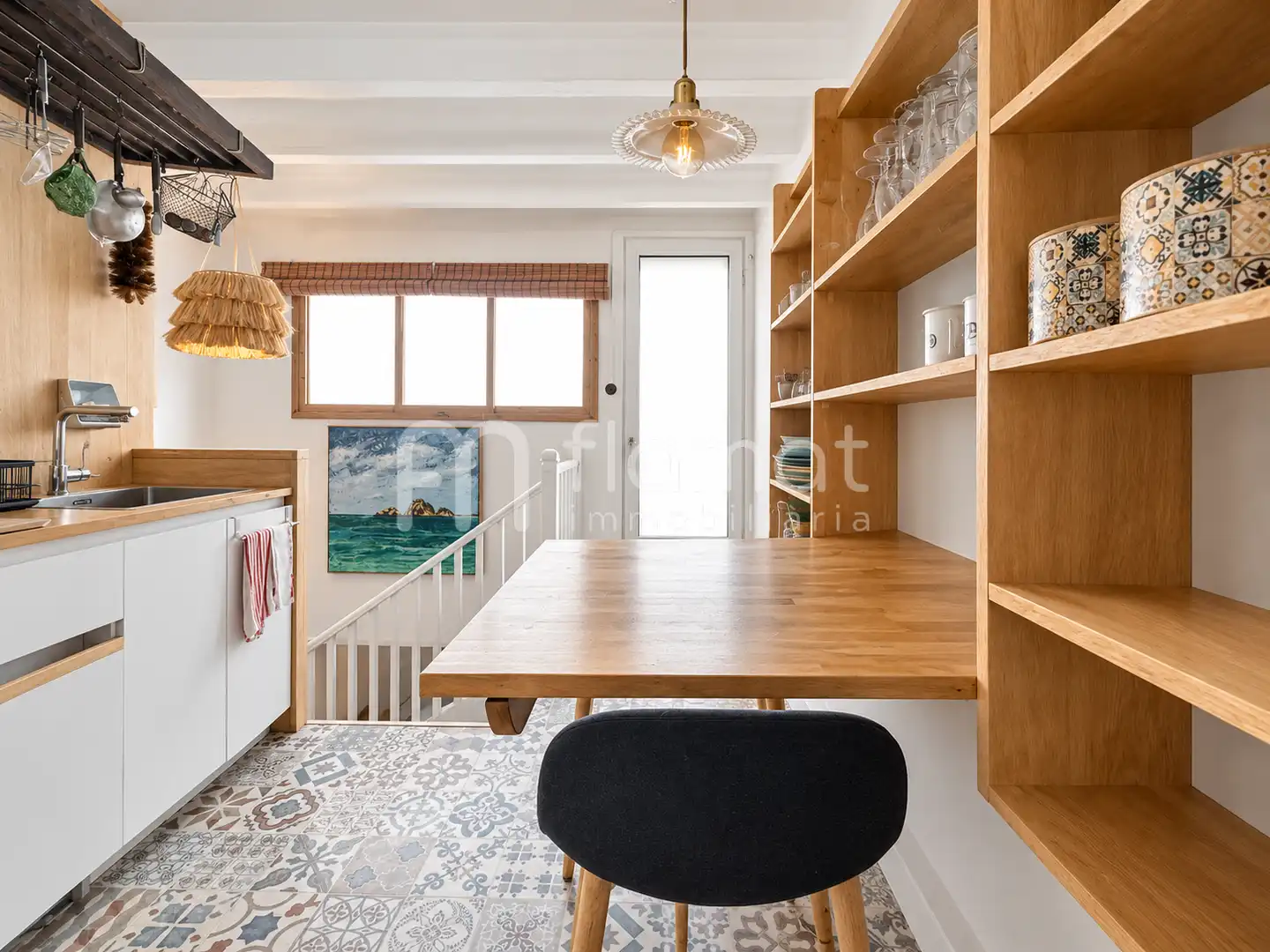 Cocina de Casa o chalet en venta en Centre