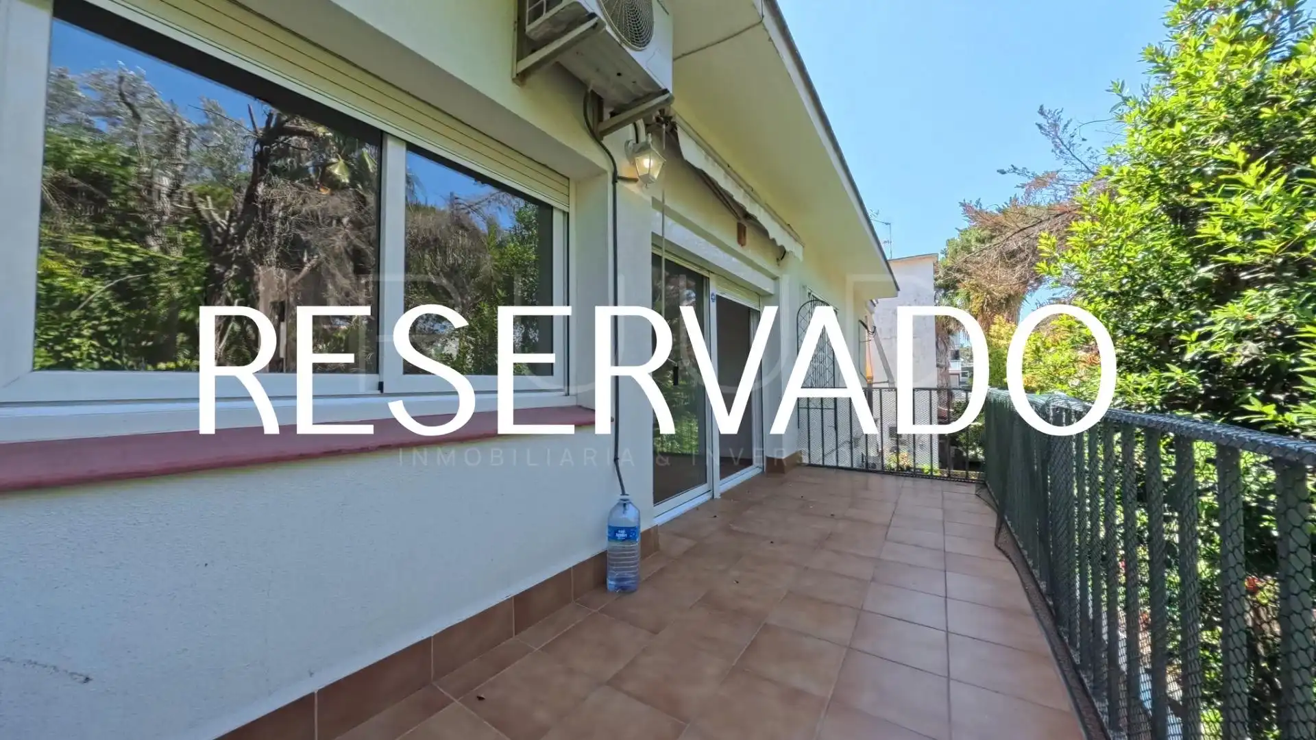 Garden of Flat for sale in Castelldefels  with Air Conditioner, Parquet flooring and Terrace
