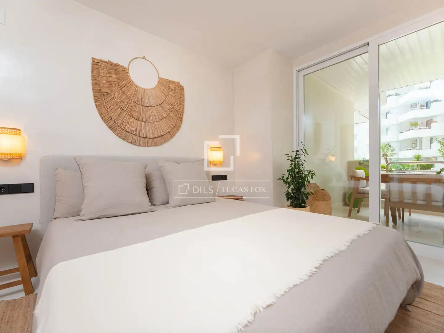 Schlafzimmer von Wohnung zum Verkauf in Eivissa mit Klimaanlage, Heizung und Privatgarten